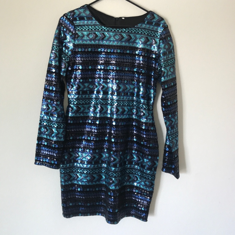 Limited Edition Embroidered Sequin Dress